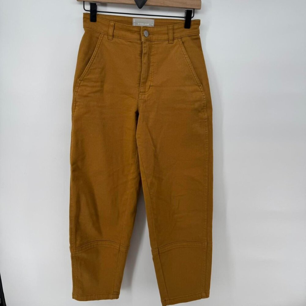 Everlane Utility Barrel Pant, Size 00, Golden Brown